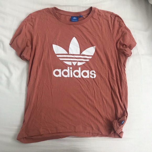 adidas Tops - Peach/Coral Adidas Tshirt